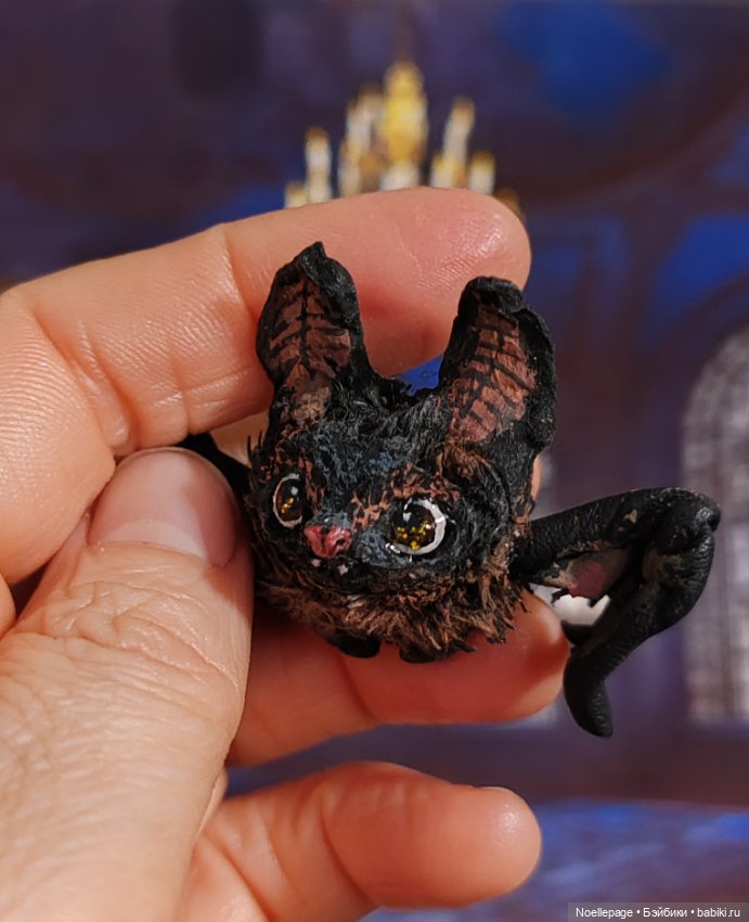 Летучий мышонок Парамон — Миниатюра для кукол (фото 4)