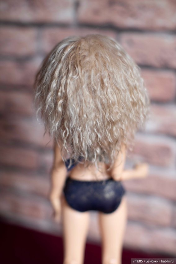 Продам паричок из козочки на шкурке для минифи (minifee), DIM doll, Doll Chateau. 16,5-18,0 см (фото 4)