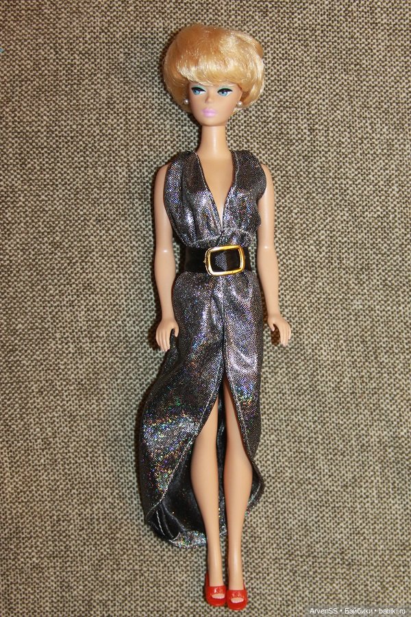 Барби 2008 Mattel Sparkling Pink Barbie Gift Set 50th Anniversary Reproduction (фото 4)