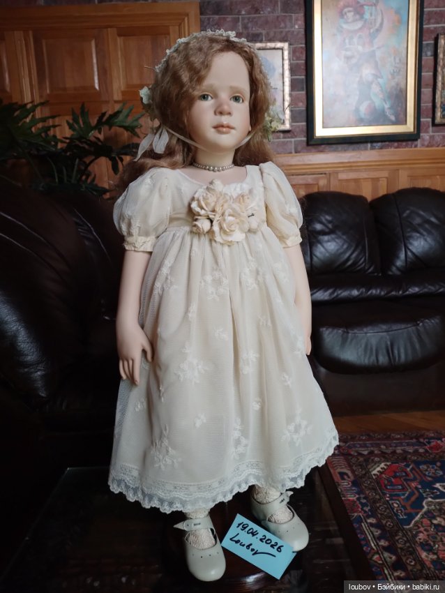 Lilou от Ruth Treffeisen — Фарфоровые куклы (фото 6)