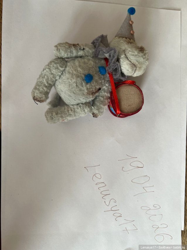 Бегемотик Тедди — Авторские игрушки (фото 3)