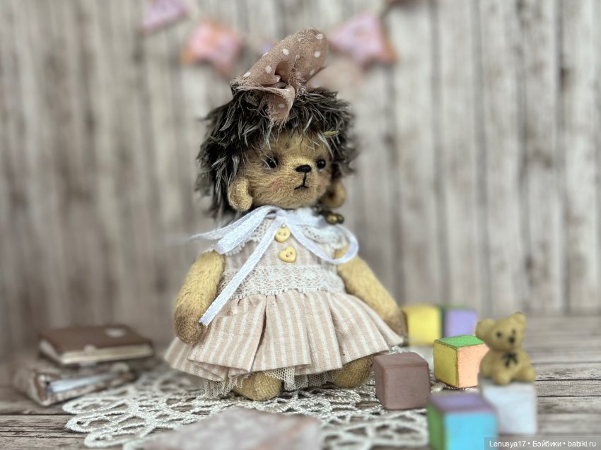 Ежик в стиле Тедди — Авторские игрушки (фото 6)