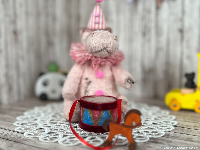 Бегемотик Тедди — Авторские игрушки (фото 2)