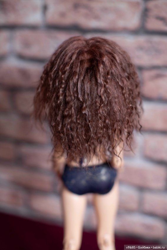 Продам паричок из козочки на шкурке для минифи (minifee), DIM doll, Doll Chateau. 16,5-18,0 см (фото 3)