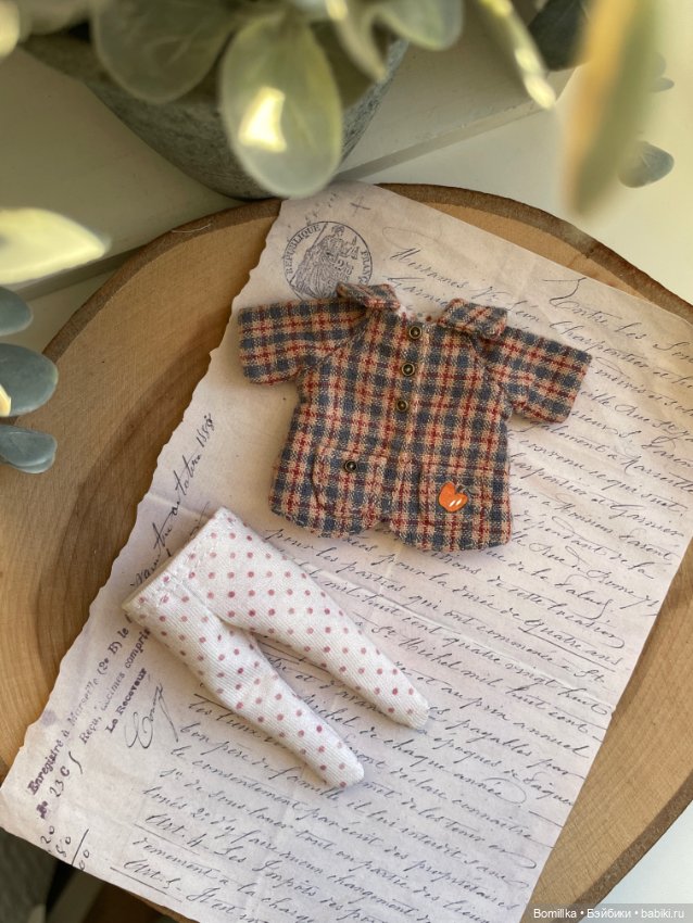 Пальто на подкладе для кукол формата ob11 obitsu11 (фото 2)