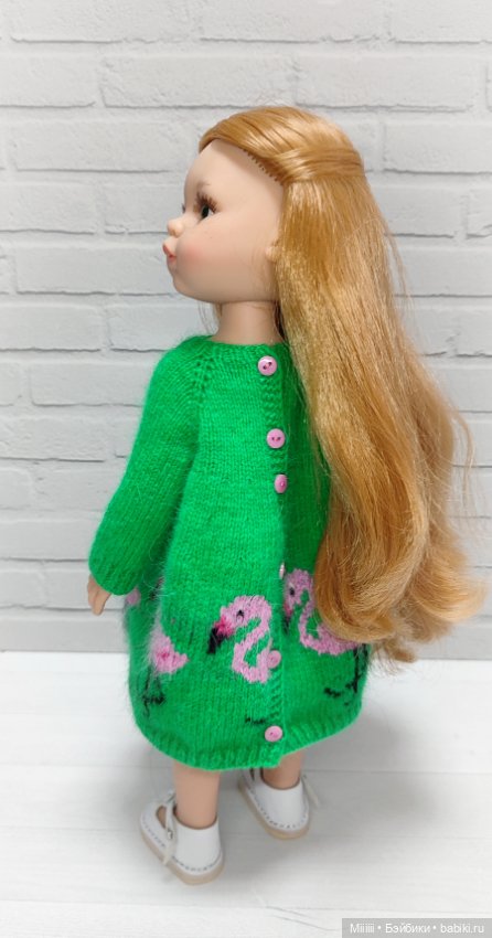 Платье Фламинго для кукол Паола Рейна Paola Reina (фото 6)