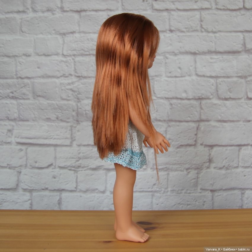 Lamagik кукла Нина рыжая, голубые глаза, рост 42 см (фото 5)