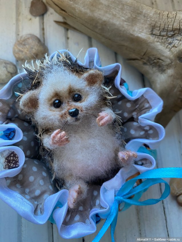 Ёжик в лежанке) — Авторские игрушки (фото 4)