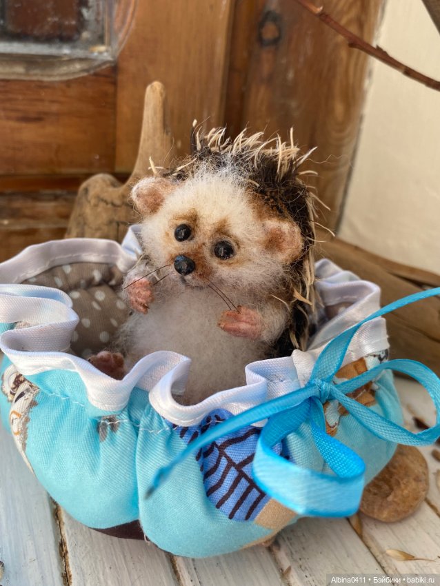 Ёжик в лежанке) — Авторские игрушки (фото 8)