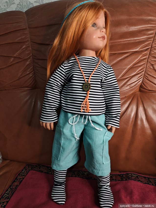 Тельняшка и чулочки для кукол Готц и Цвергназе (фото 2)