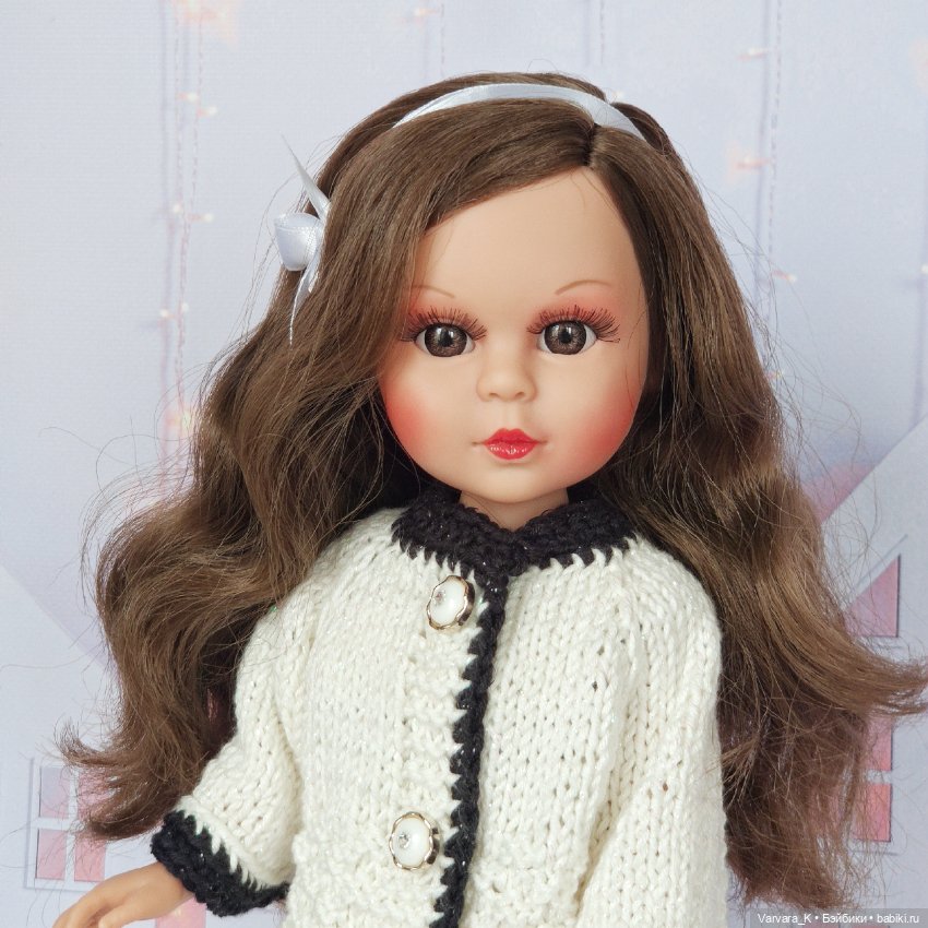 Vidal Rojas кукла Джессика в черно - белом комплекте , 41 см (фото 5)