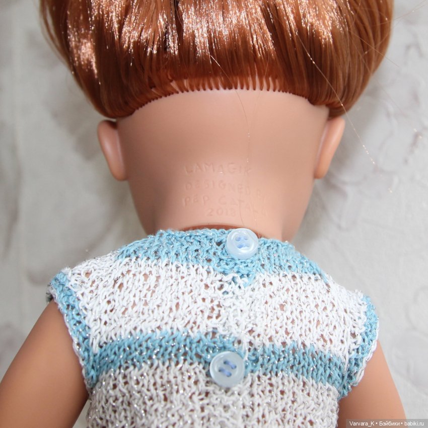 Lamagik кукла Нина рыжая, голубые глаза, рост 42 см (фото 7)