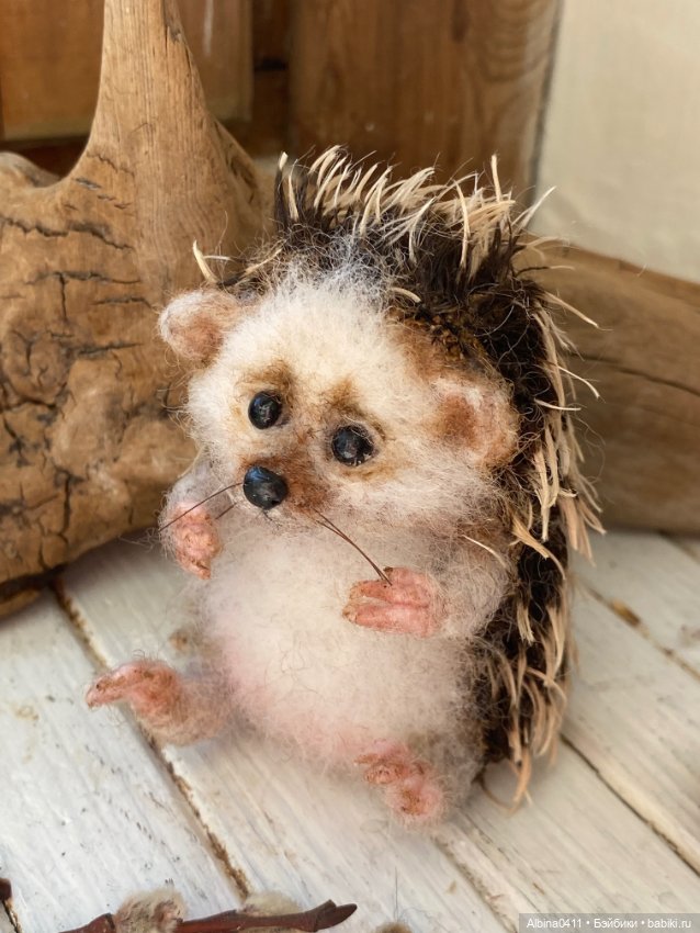 Ёжик в лежанке) — Авторские игрушки (фото 7)