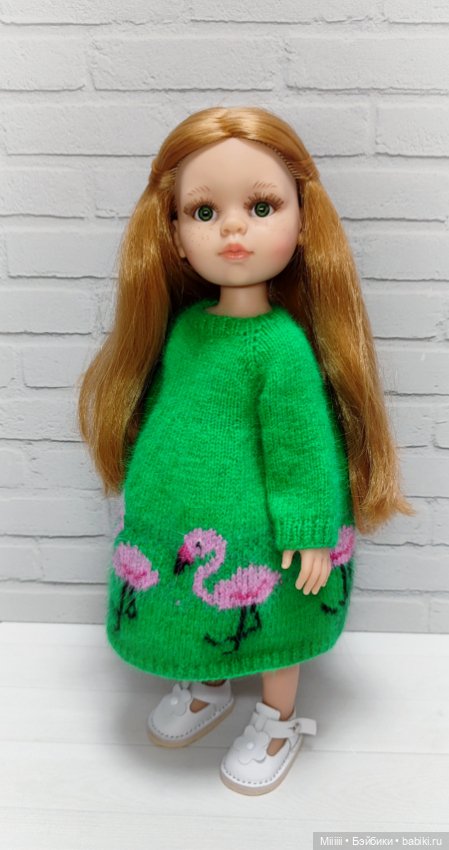 Платье Фламинго для кукол Паола Рейна Paola Reina (фото 5)