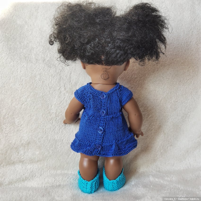 Lamagik кукла Бетти мулатка с кудрями, синие глаза, 26 см (фото 5)