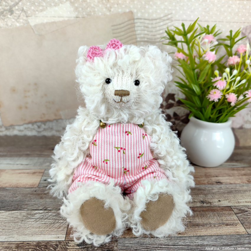 Мишка Тедди Мэйбл — Авторские игрушки (фото 7)