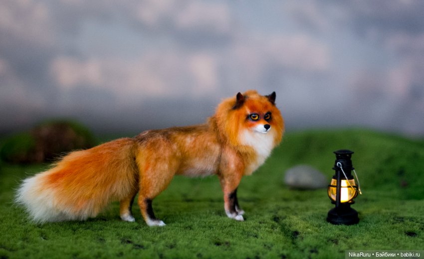 Лиса для Барби в смешанной технике формат 1/6 (фото 5)