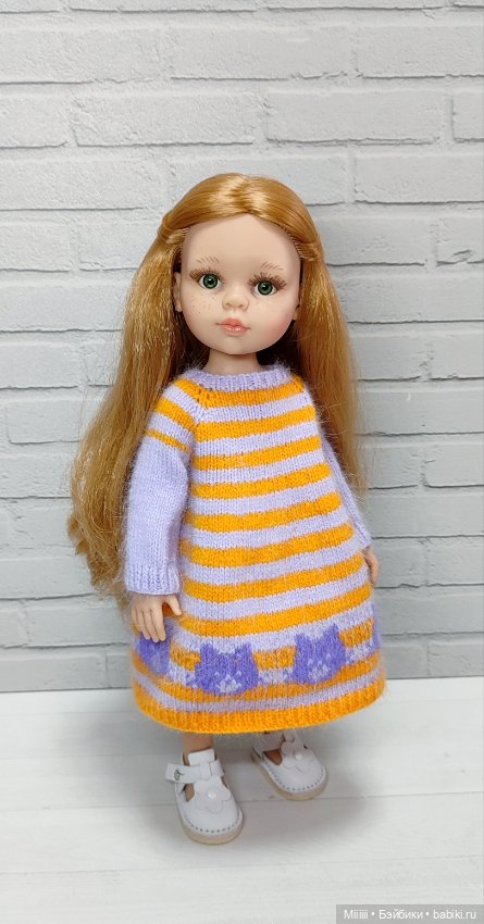 Платье Котики 5 для кукол Паола Рейна Paola Reina (фото 6)