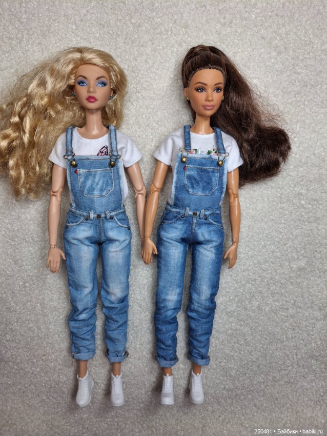 Джинсовые комбинезоны на барби (фото 9)