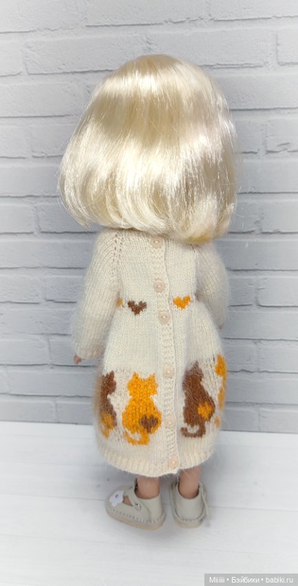 Платье Котики 6 для кукол Паола Рейна Paola Reina (фото 6)