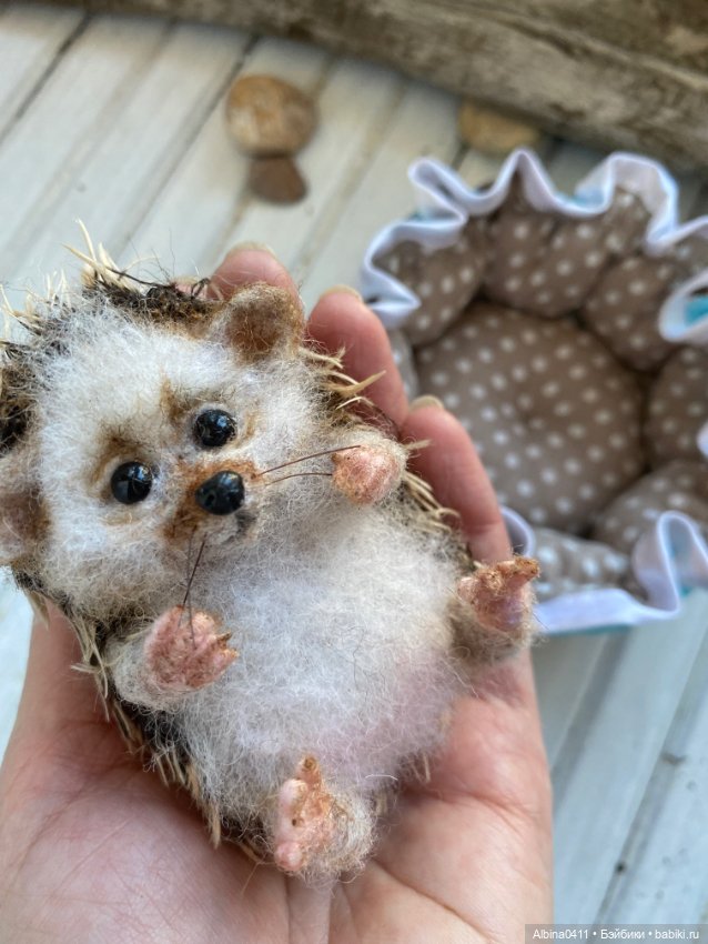 Ёжик в лежанке) — Авторские игрушки (фото 6)