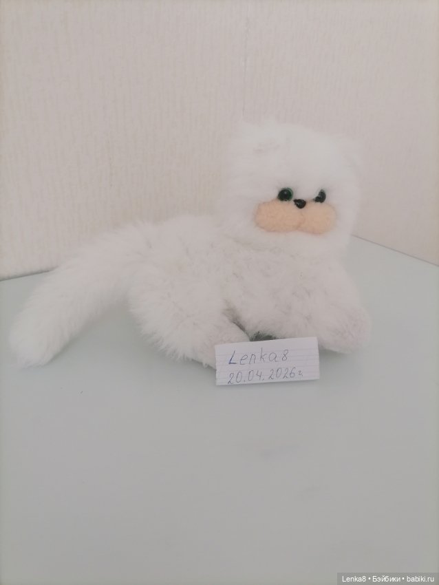 Советская мягкая игрушка кошка СССР (фото 5)