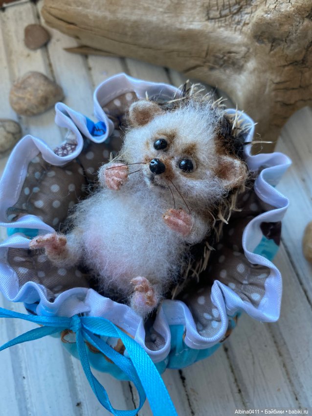 Ёжик в лежанке) — Авторские игрушки (фото 5)