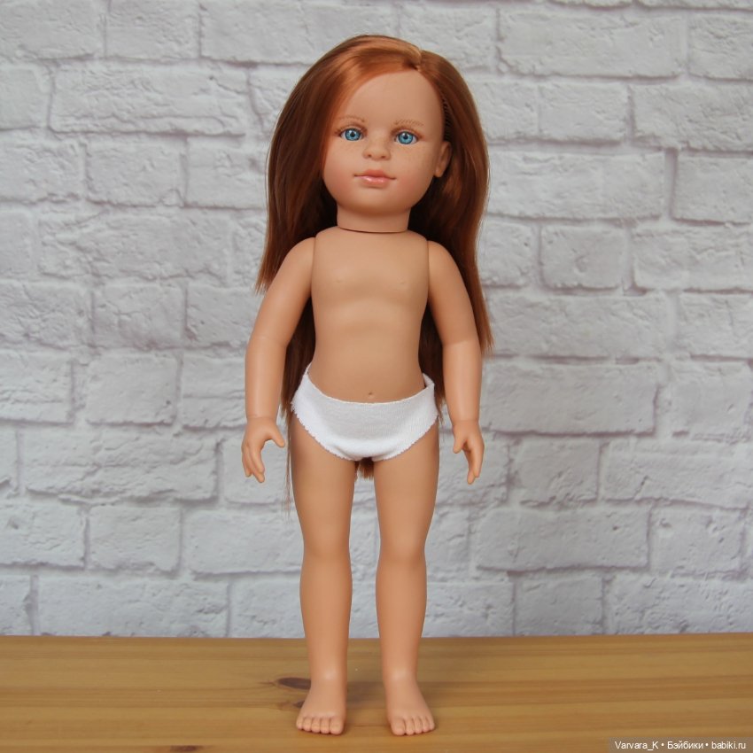 Lamagik кукла Нина рыжая, голубые глаза, рост 42 см (фото 9)