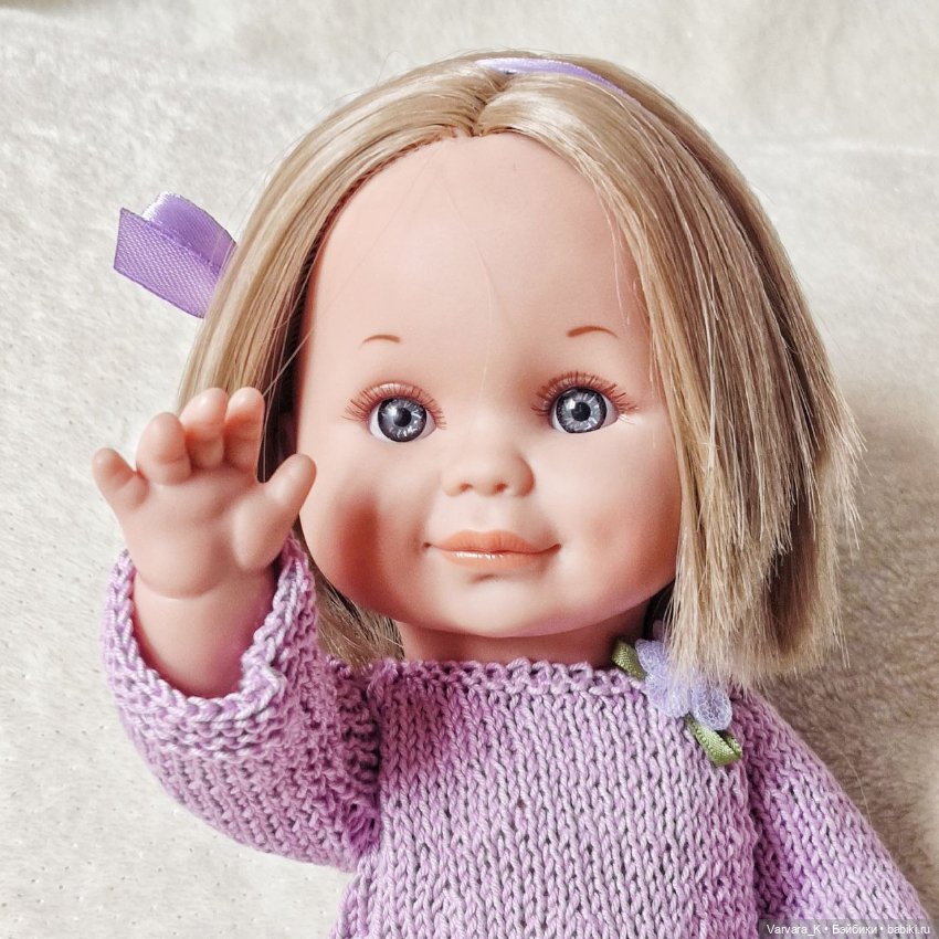 Lamagik кукла Бетти блондинка, в сиреневом, 26 см