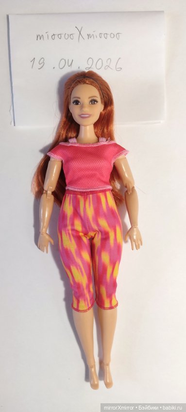 Barbie Made to Move GXF07 (рыжая плюс сайз) (фото 2)