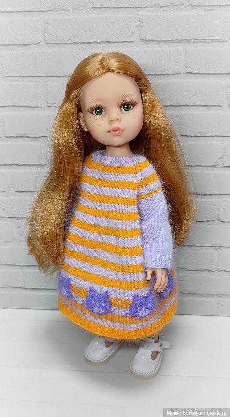 Платье Котики 5 для кукол Паола Рейна Paola Reina (фото 5)