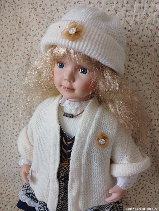 Кукла фарфоровая большая — Коллекционные куклы (фото 5)