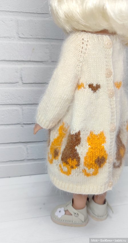 Платье Котики 6 для кукол Паола Рейна Paola Reina (фото 7)