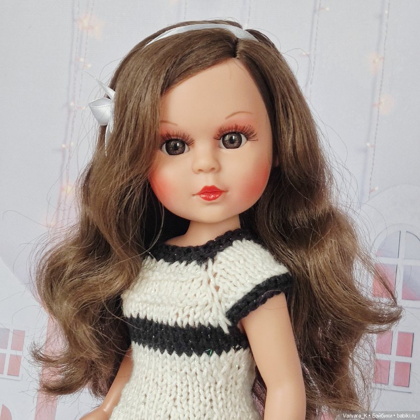 Vidal Rojas кукла Джессика в черно - белом комплекте , 41 см (фото 6)