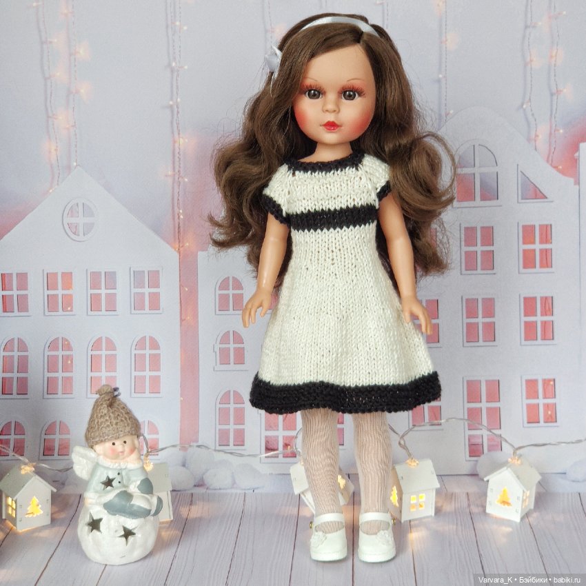 Vidal Rojas кукла Джессика в черно - белом комплекте , 41 см (фото 7)