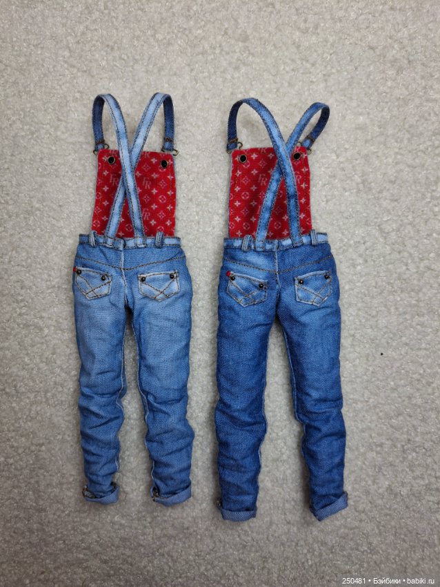 Джинсовые комбинезоны на барби (фото 2)
