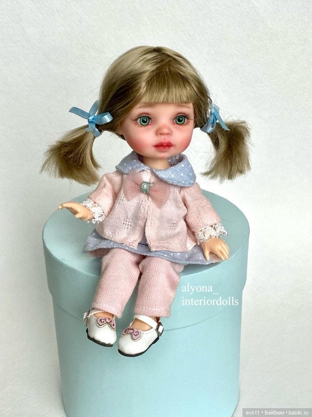 Шарнирная мини-кукла 15 см. ООАК