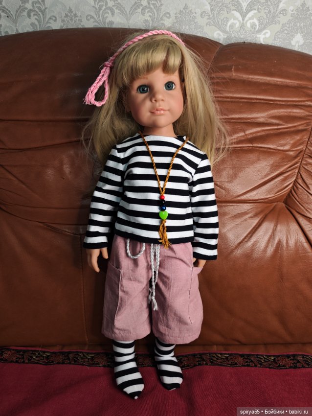 Тельняшка и чулочки для кукол Готц и Цвергназе (фото 4)