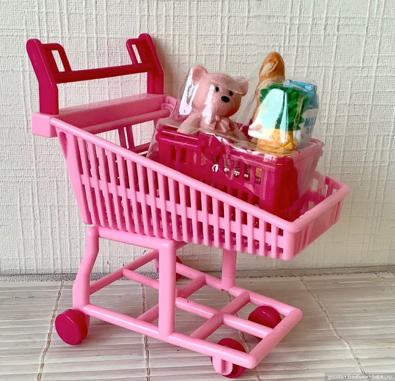 Магазинная тележка Licca с покупками (фото 8)