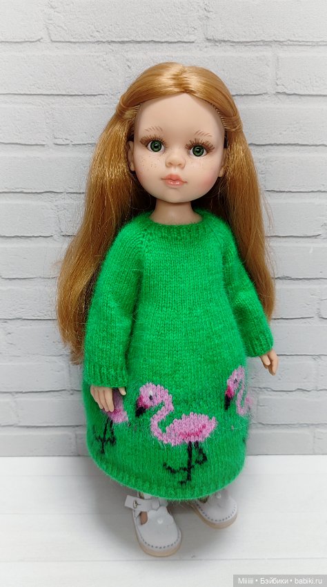 Платье Фламинго для кукол Паола Рейна Paola Reina (фото 3)