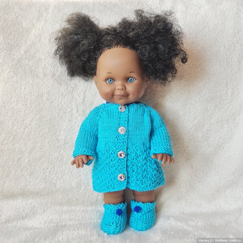 Lamagik кукла Бетти мулатка с кудрями, синие глаза, 26 см (фото 2)