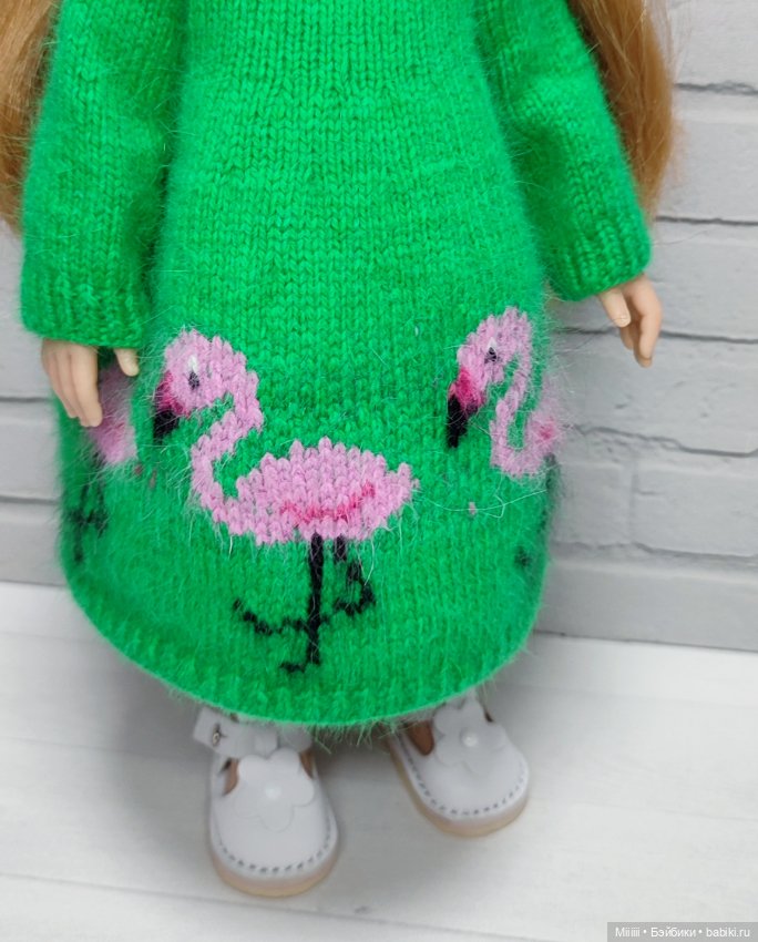 Платье Фламинго для кукол Паола Рейна Paola Reina (фото 4)