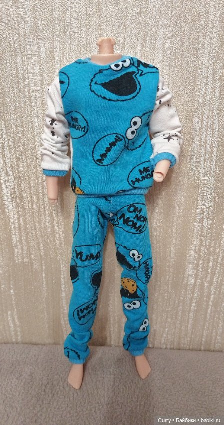 Пижамы для кукол Барби пышки и Кена (фото 4)