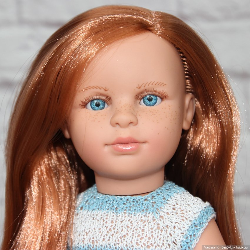 Lamagik кукла Нина рыжая, голубые глаза, рост 42 см (фото 3)