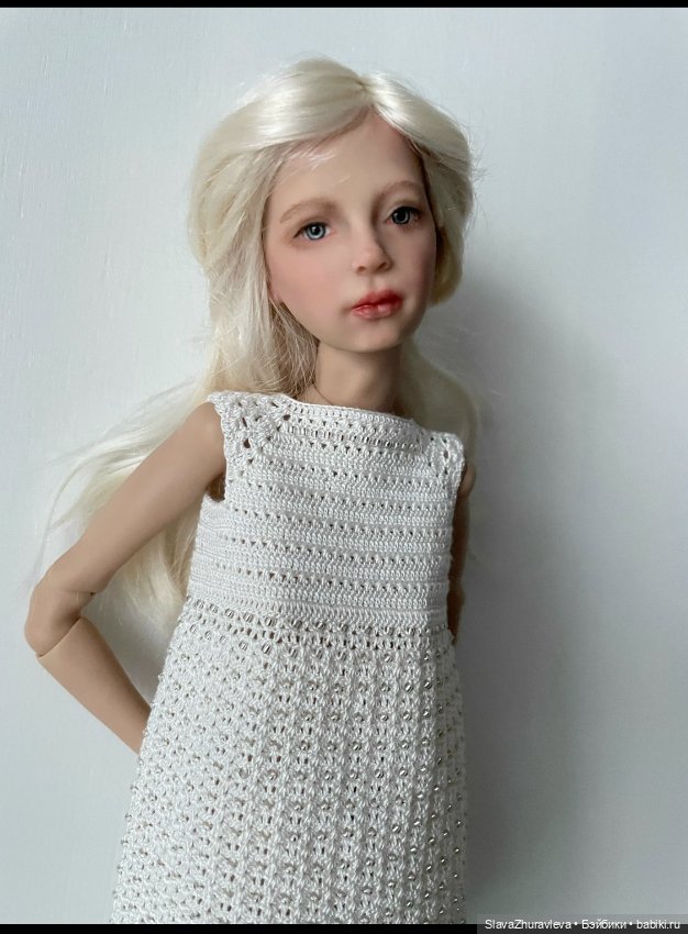 Паричок блонд для девочек Натальи Петровой 30см