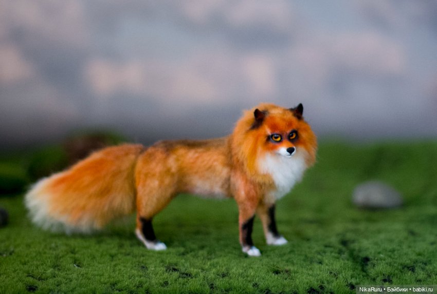 Лиса для Барби в смешанной технике формат 1/6 (фото 4)