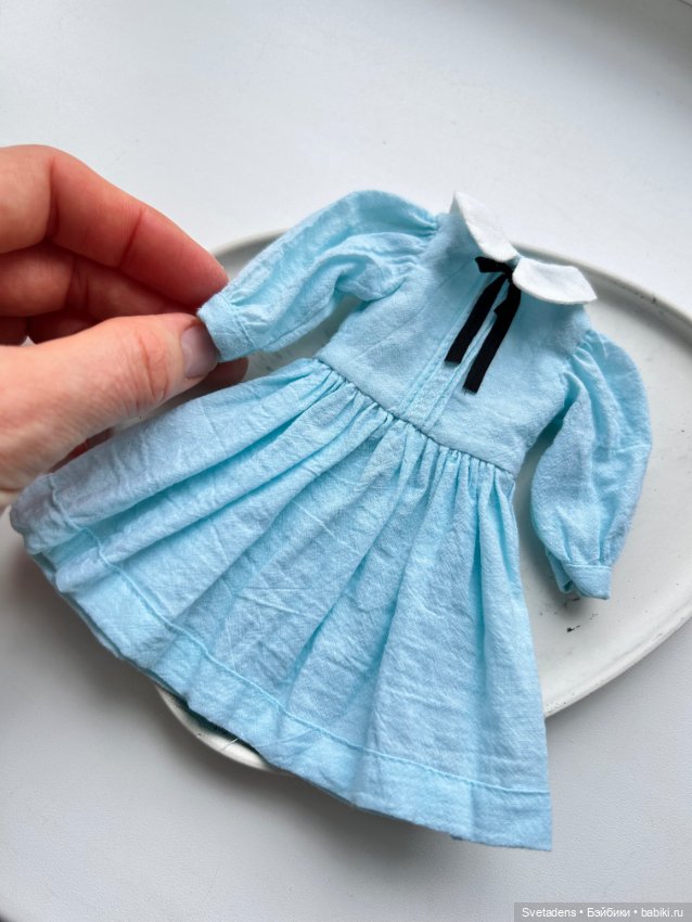 Платье и панталоны для куклы 30 см (фото 5)