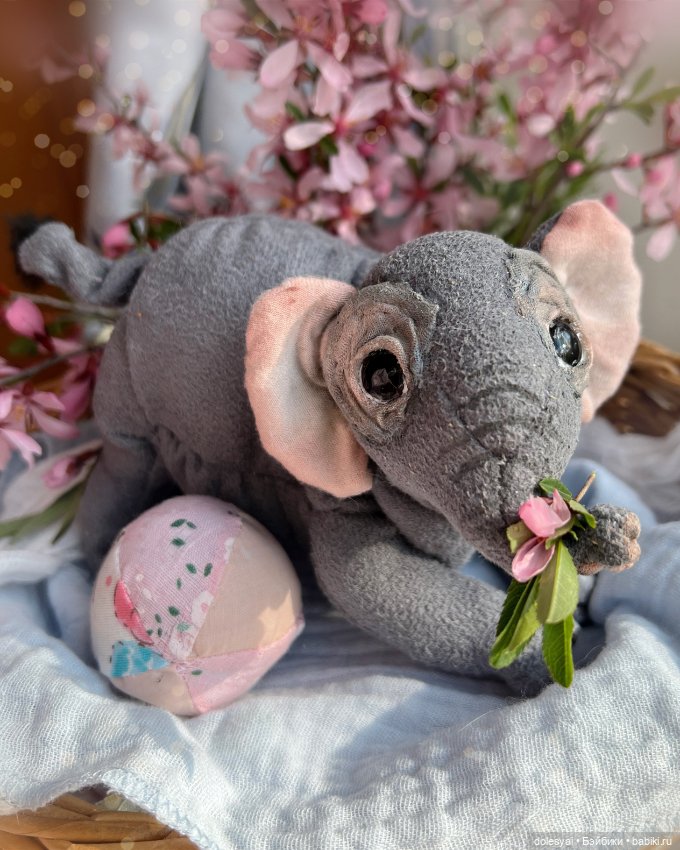 Слонёнок Надюша 🌸 — Авторские игрушки