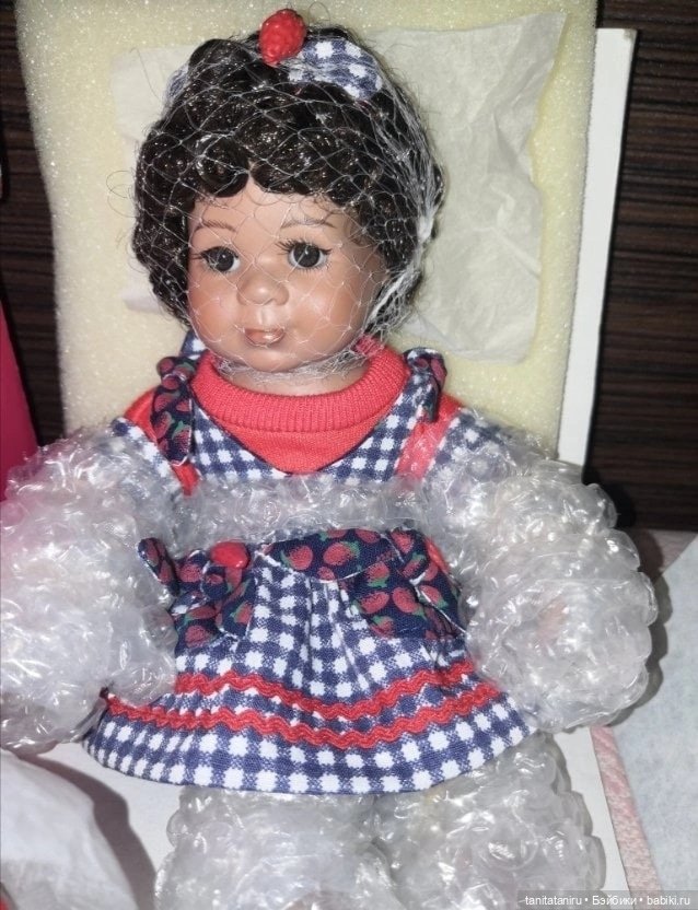 Marie Osmond Tiny Tots Stacey Strawberry AA Fruit Cup COA, Стейси Клубничка (фото 5)