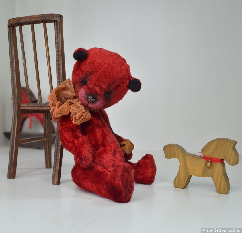 Винтажный мишка) — Авторские игрушки (фото 5)